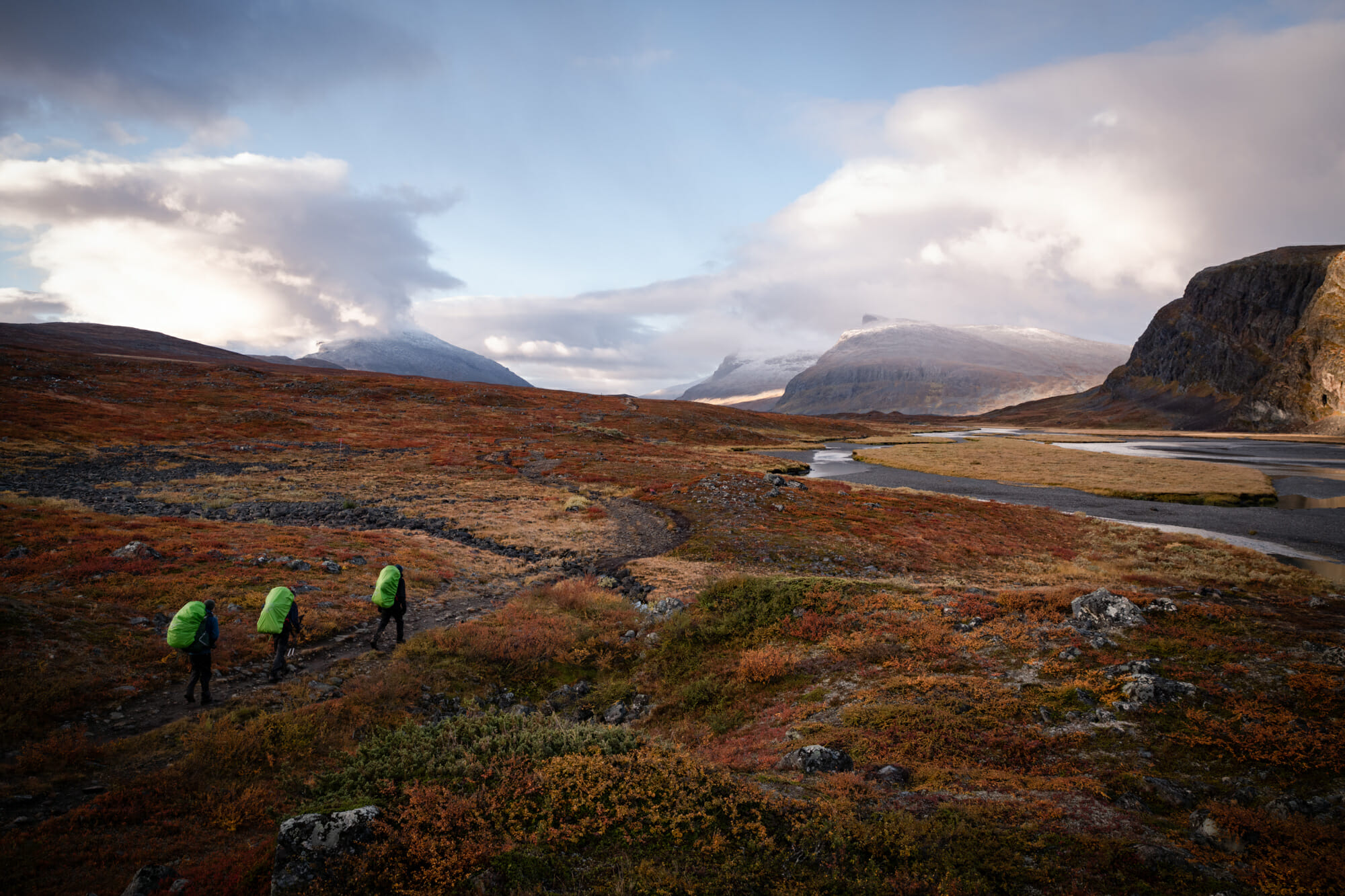 Randonneurs sur le Kungsleden