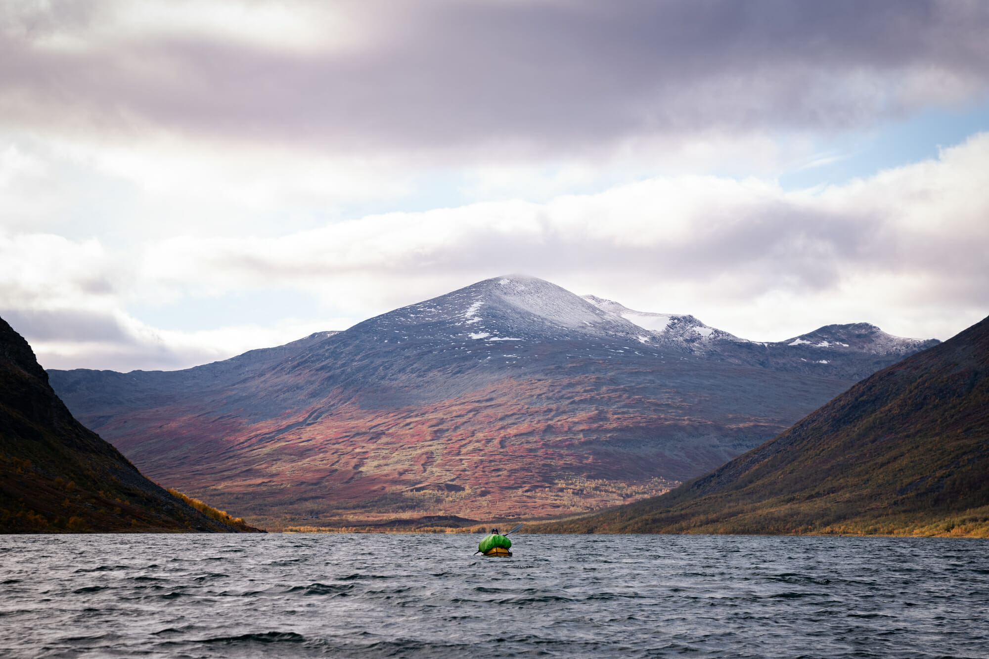 Packraft sur la rivière Kaïtum