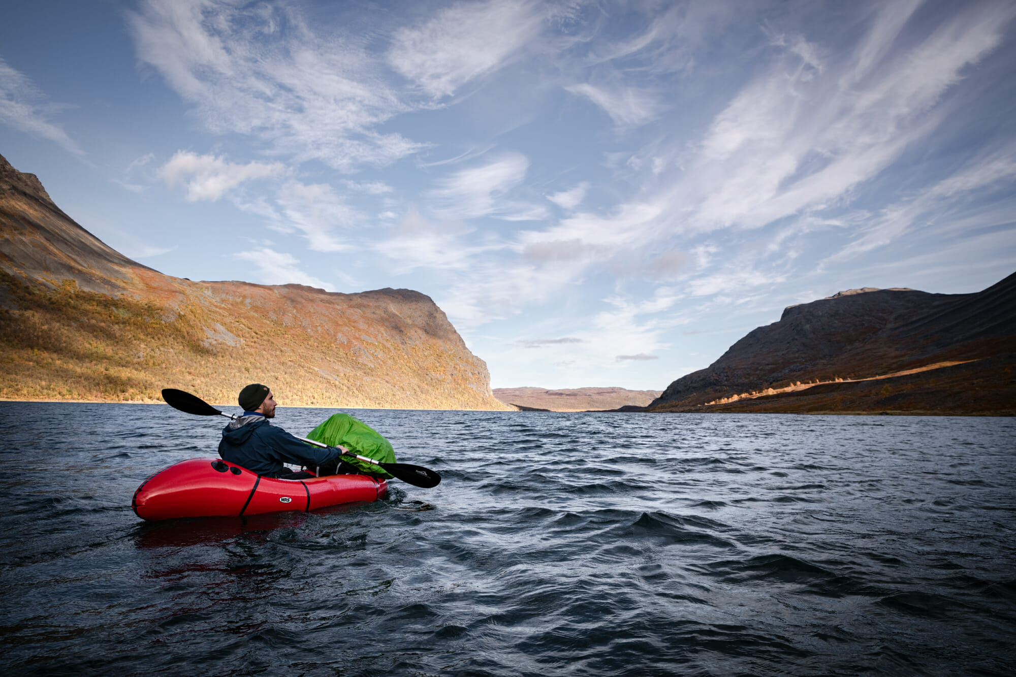 Packraft MRS sur la rivière Kaïtum