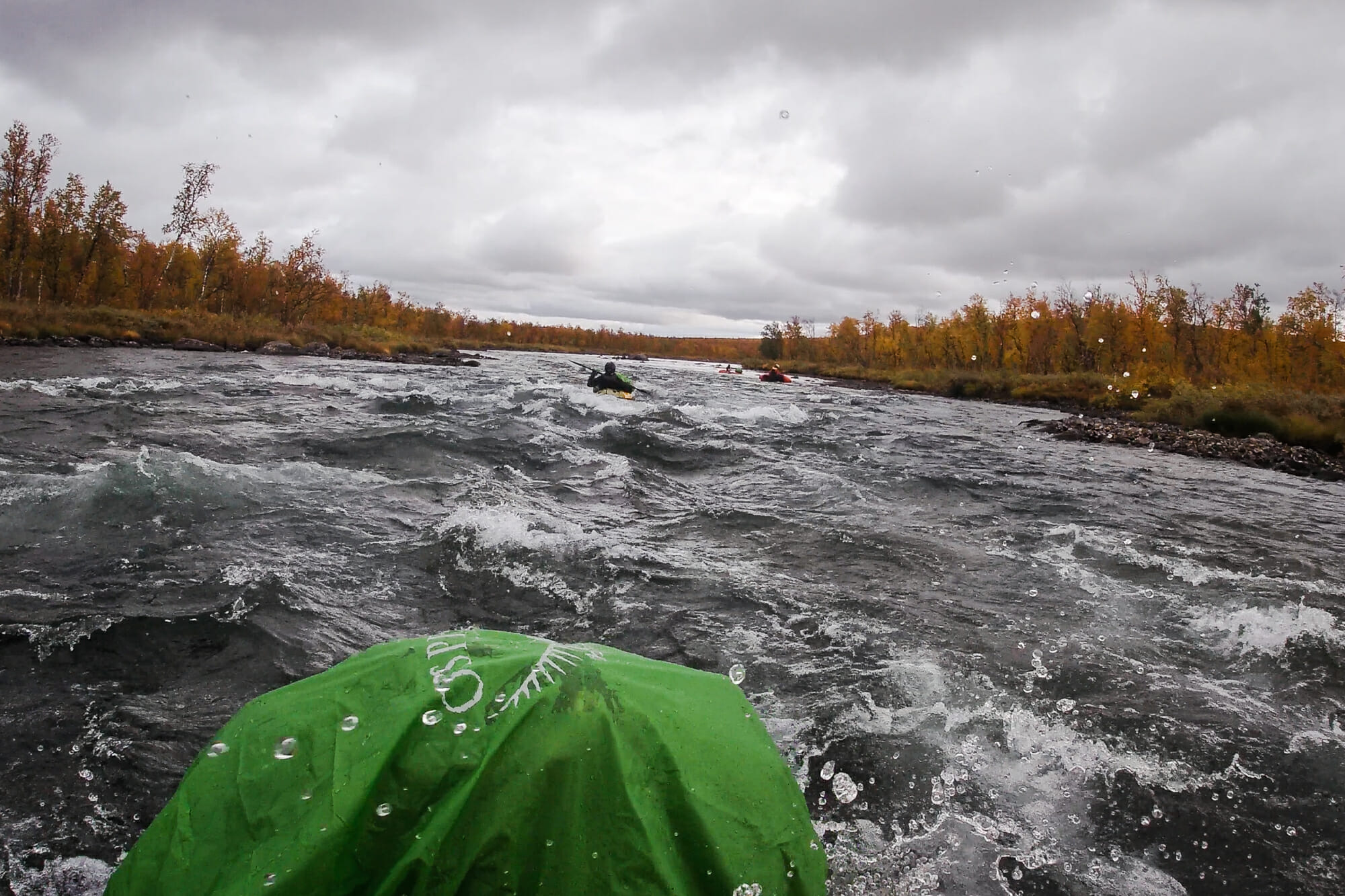 Accident sur la rivière Kaïtum en packraft