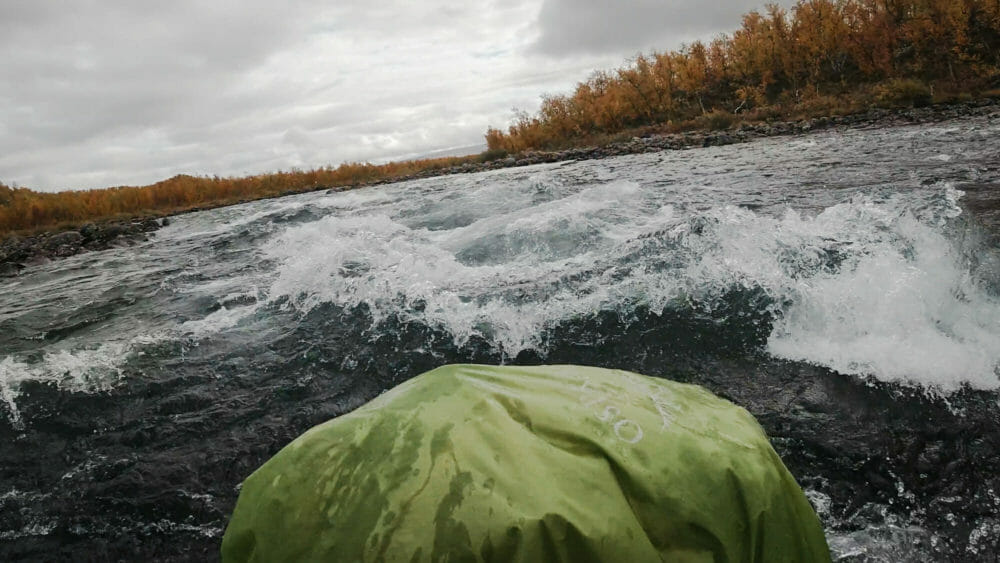 Rapide sur la rivière Kaïtum