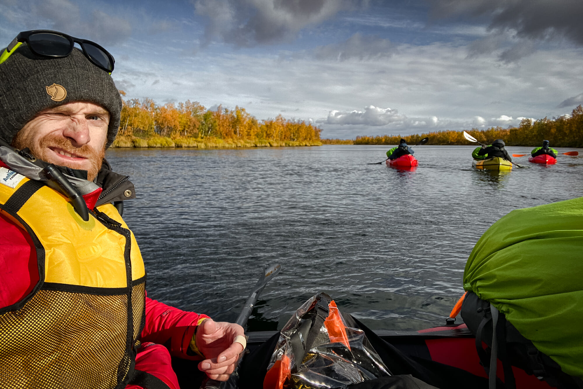 Packraft sur la Rivière Kaïtum