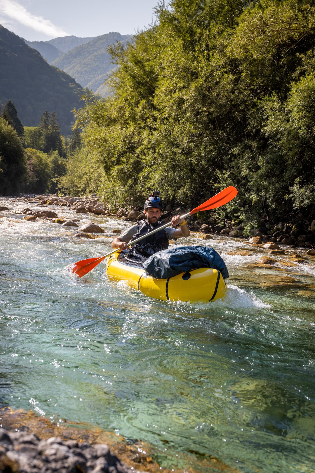 Packraft Trail Slovénie Packraft sur la Soča