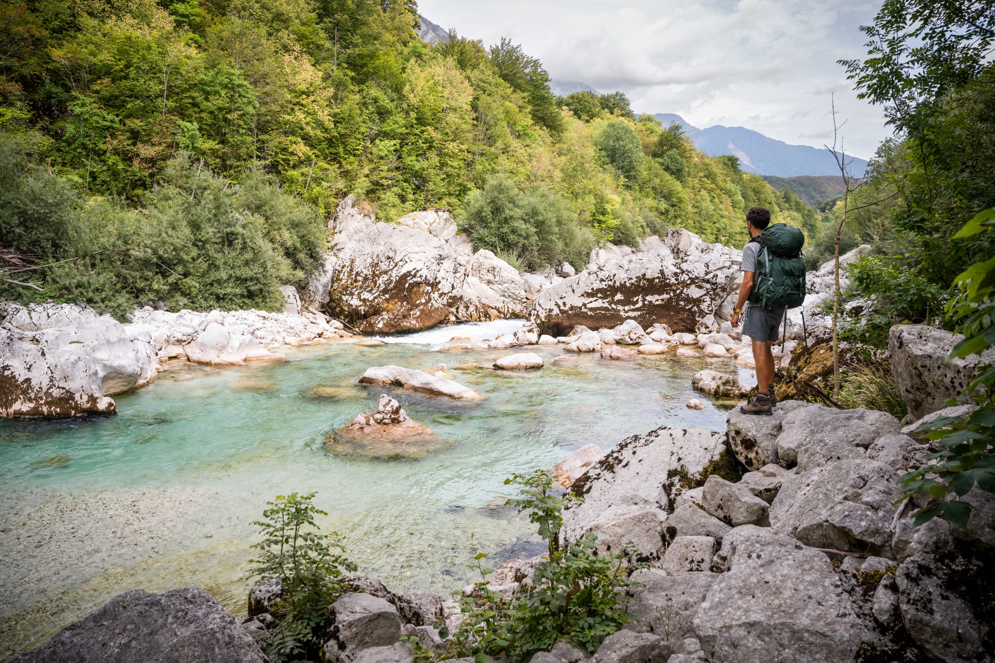 Packraft Trail Slovénie Packraft sur la Soča