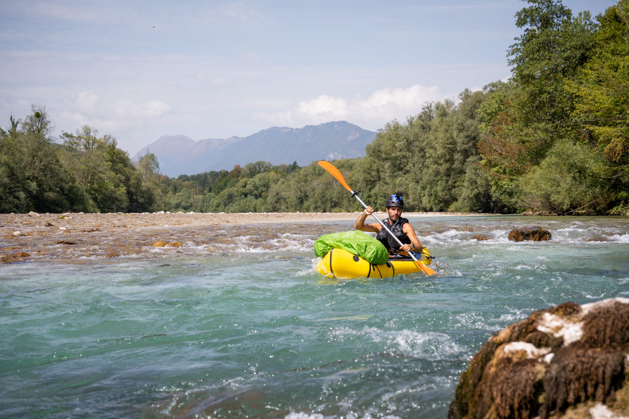 Packraft Trail Slovénie Packraft sur la Soča