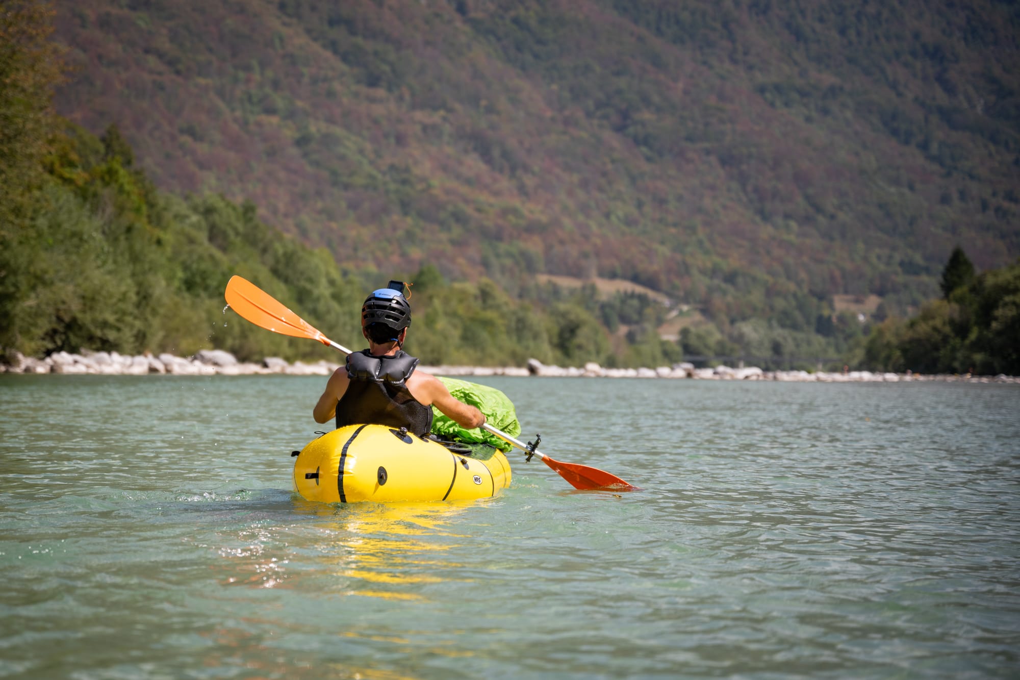 Packraft Trail Slovénie Packraft sur la Soča