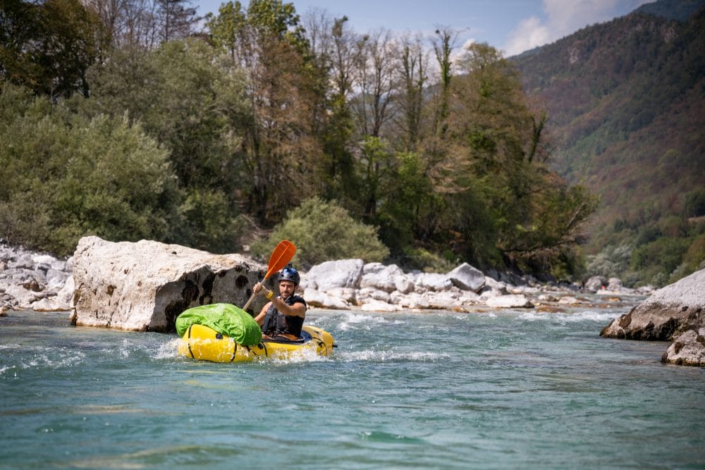 Packraft Trail Slovénie Packraft sur la Soča