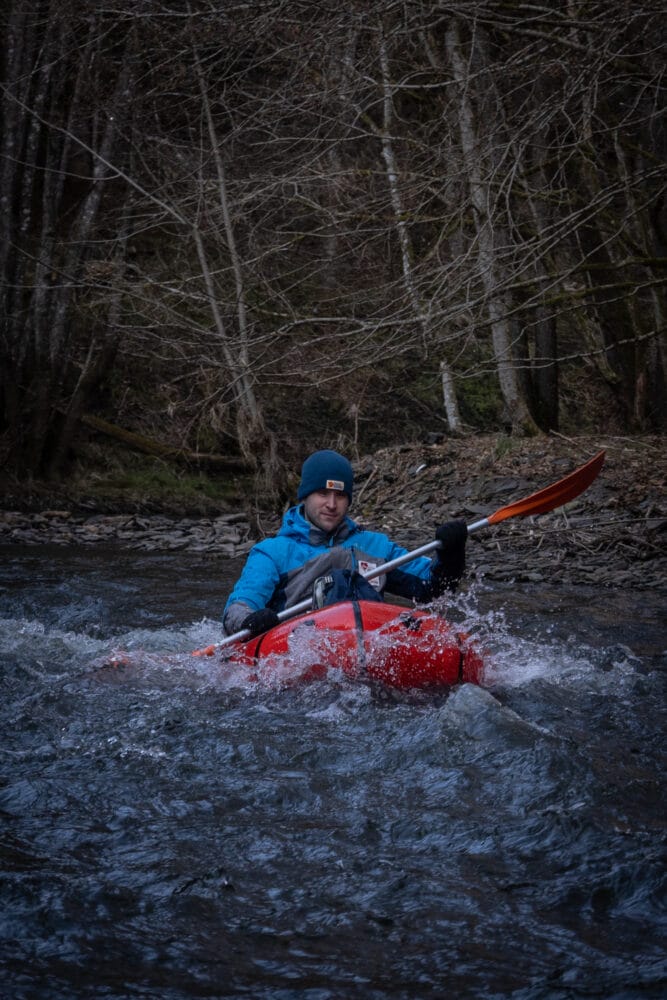 Packraft sur l'Ourthe orientale