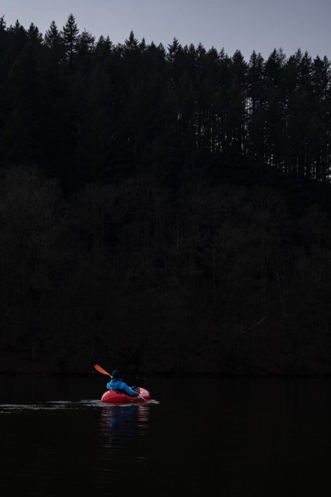 Packraft sur l'Ourthe orientale