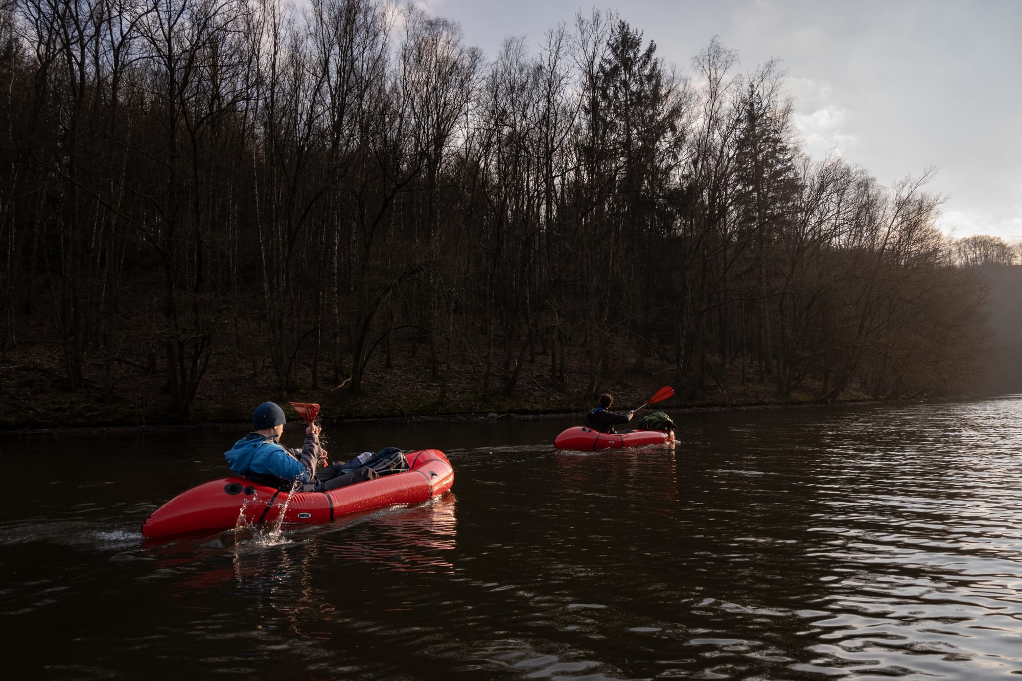 Packraft sur l'Ourthe orientale