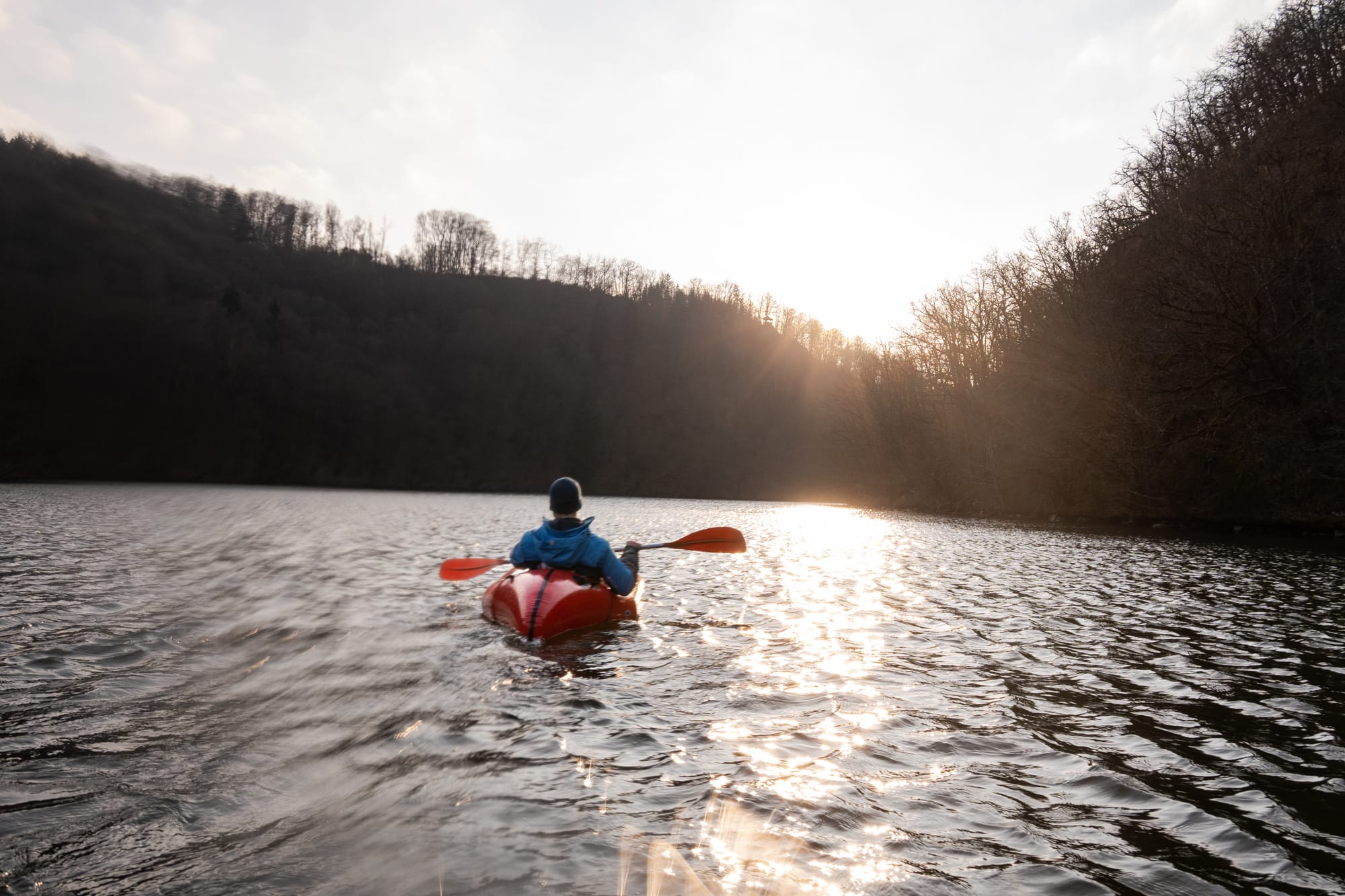 Packraft sur l'Ourthe orientale