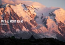Bivouac au lac des Chéserys, Bivouac face au Mont Blanc