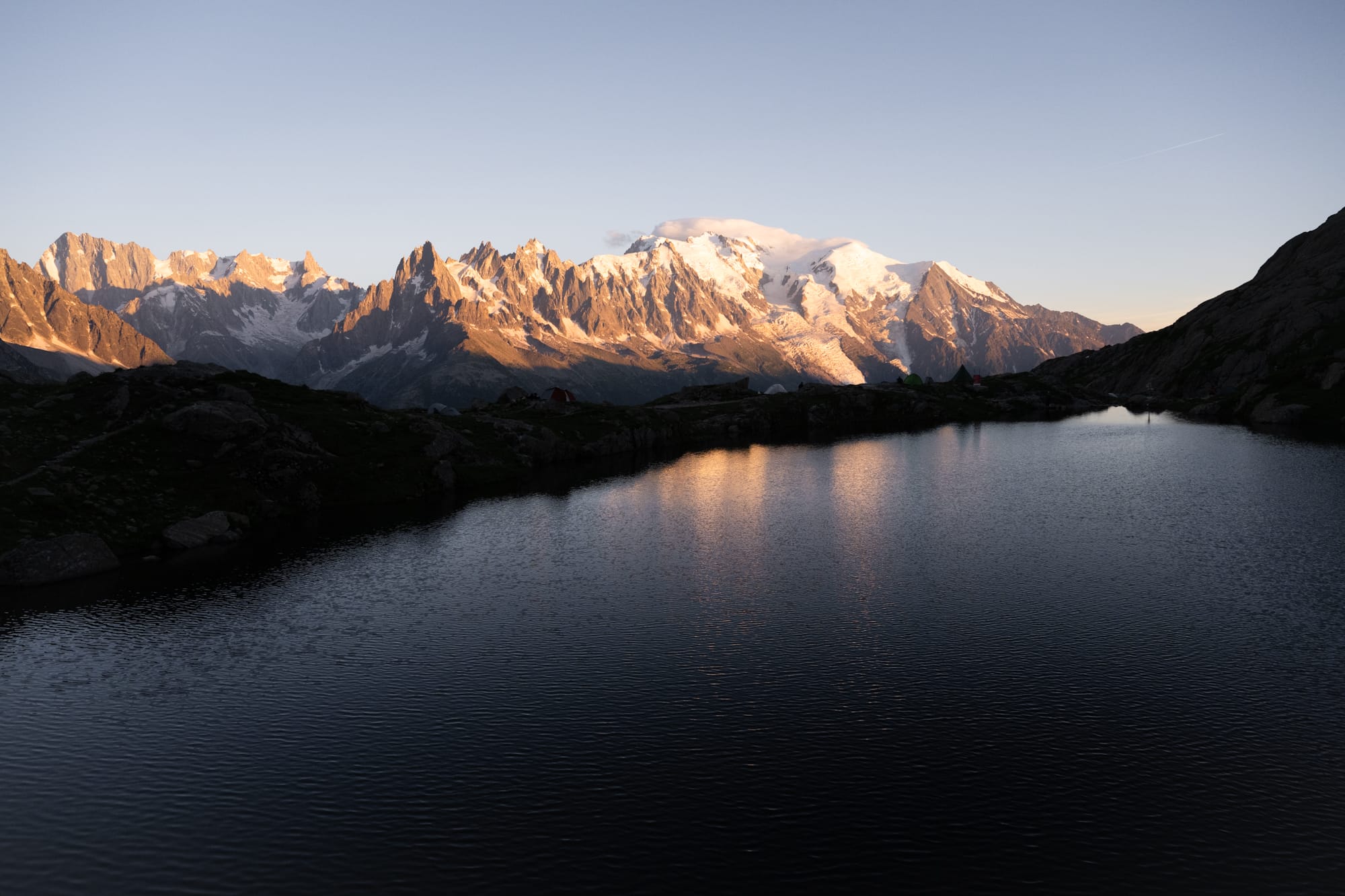 Crépuscule au Lac des Chéserys